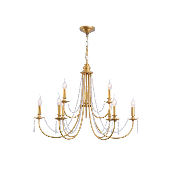 Acroma Lustre Cristal Moderne Traditionnel