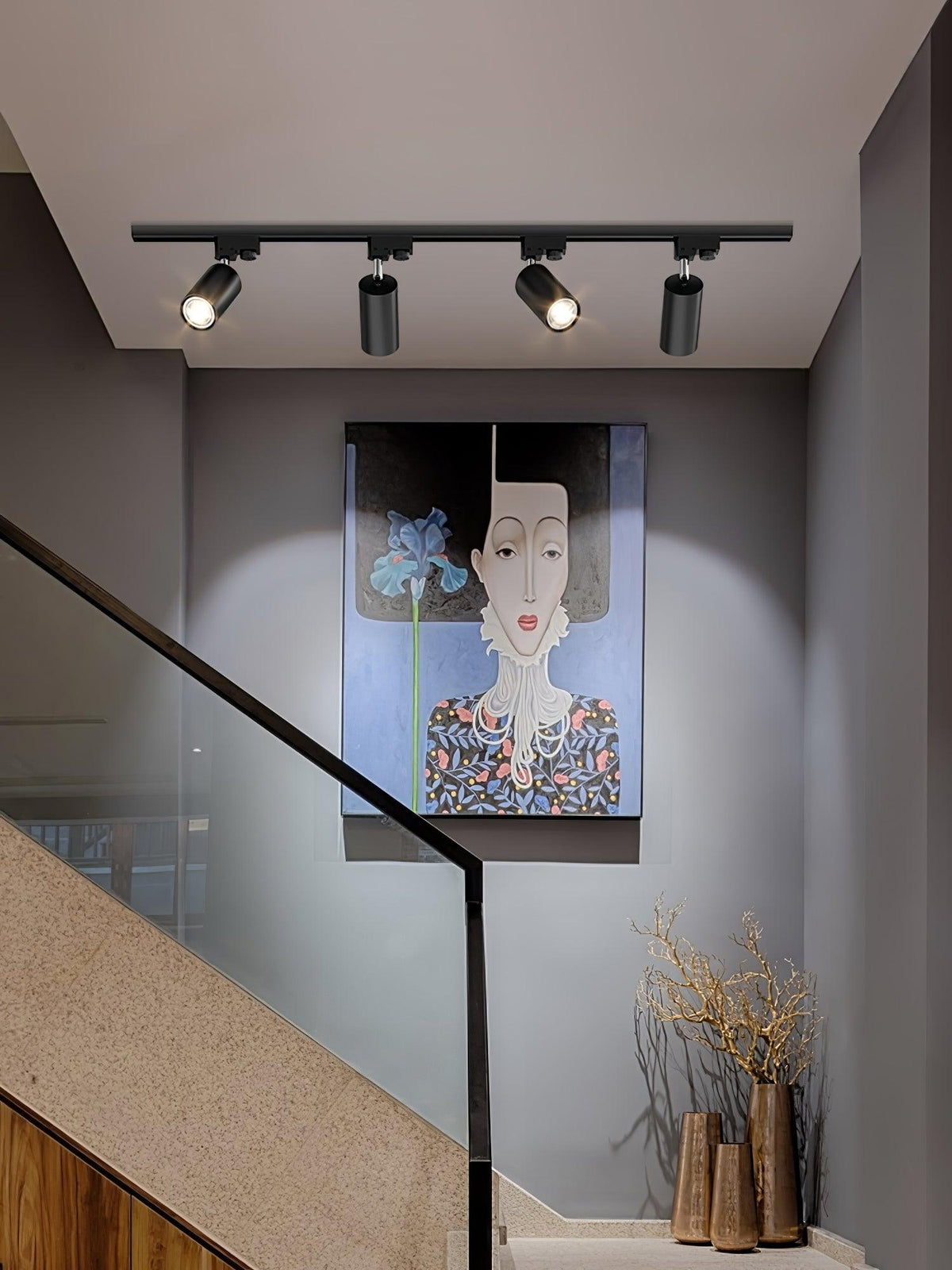 Adjustable Plafonnier Projecteur Rail LED