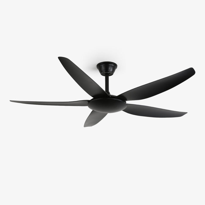 Ventilateur de plafond minimaliste Onyxa avec lumière