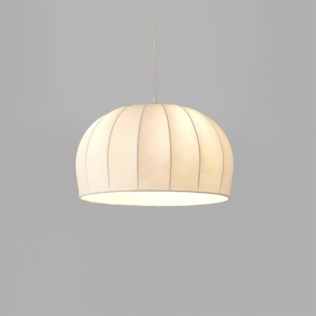 Nova Suspension en Tissu Blanc en Forme de Dôme