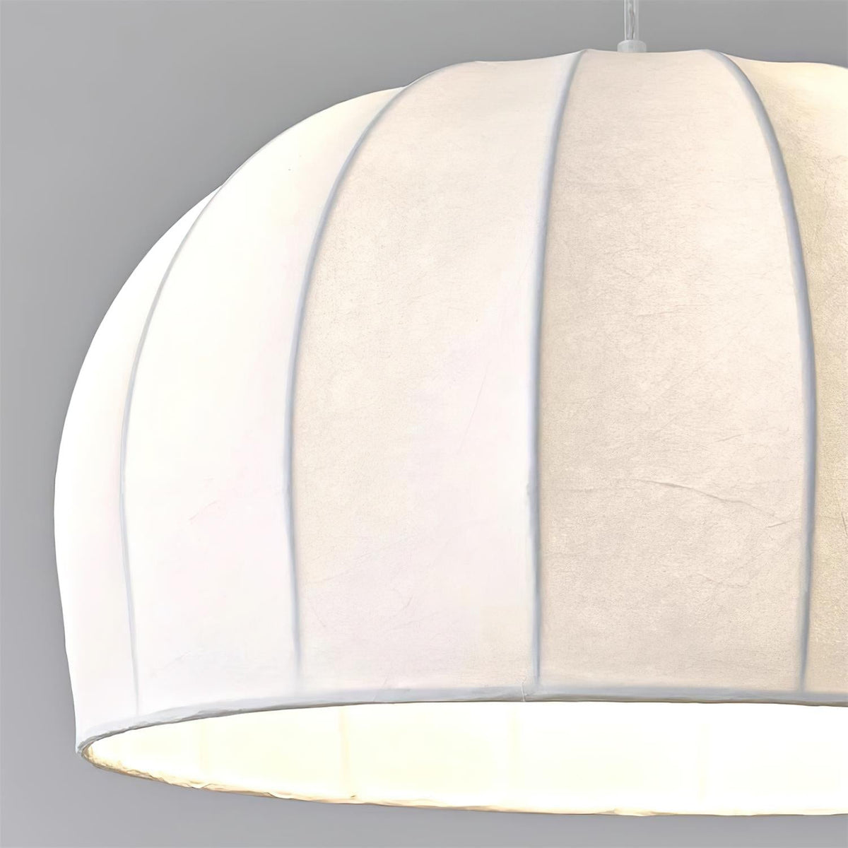 Nova Suspension en Tissu Blanc en Forme de Dôme