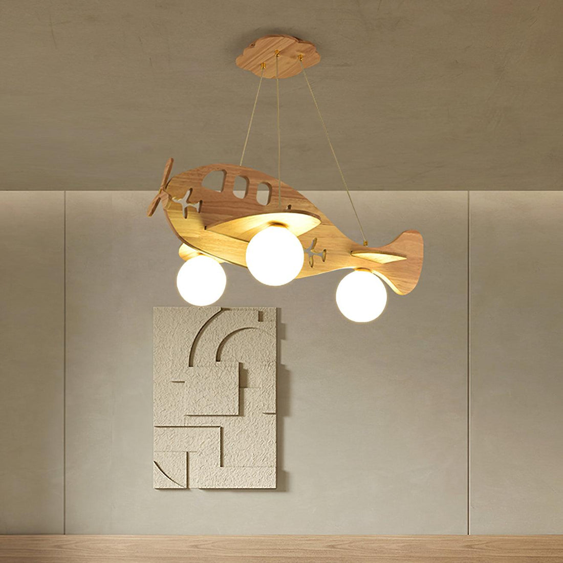 Virelith Suspension Artistique en Bois