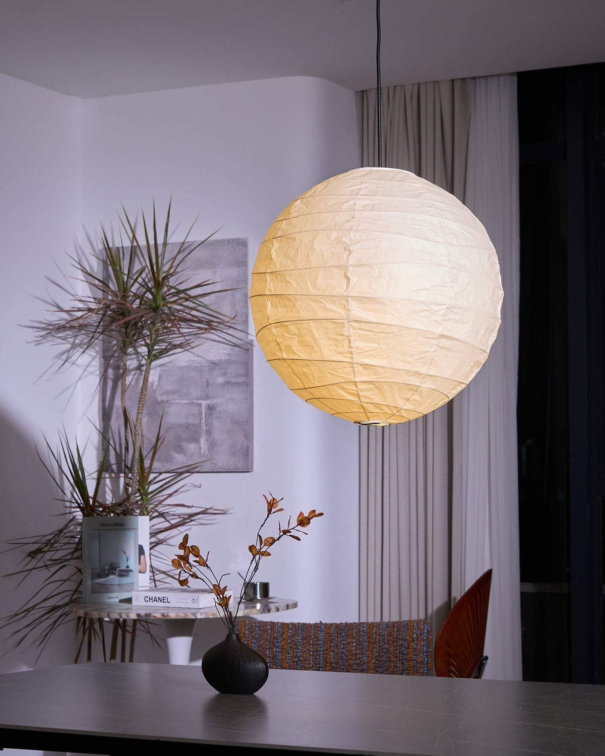 Lioricen Suspension Rétro en Papier