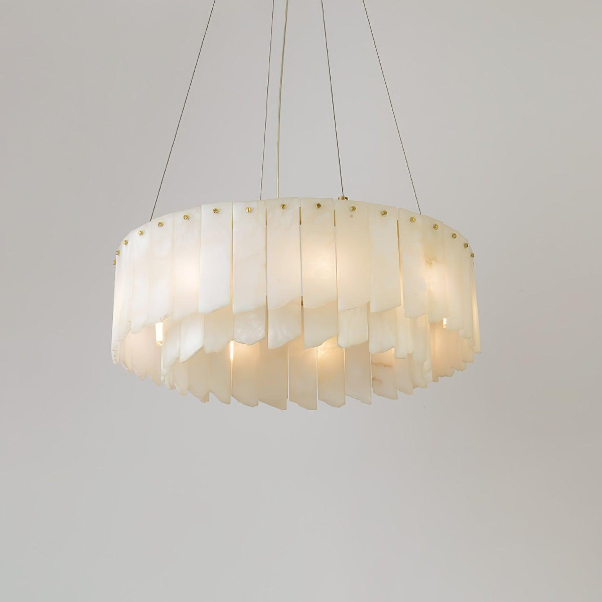 Vevelila Lustre Moderne en Albâtre