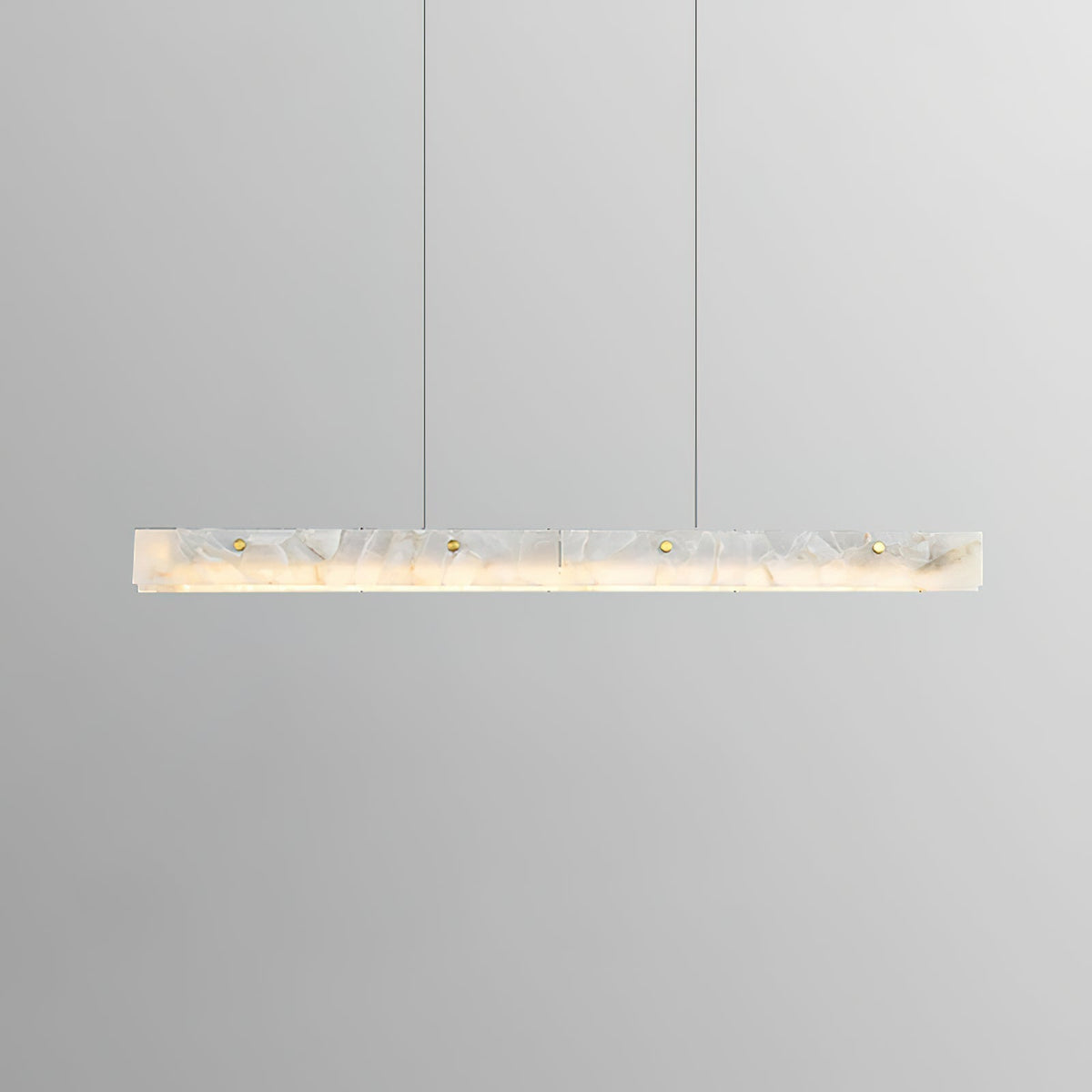 Ljomuvye Suspension Métal Linéaire Moderne LED Salon