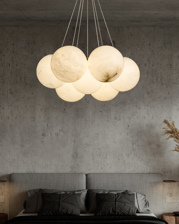 Norduvyd Lustre Métal Lunaire Créativité Salon