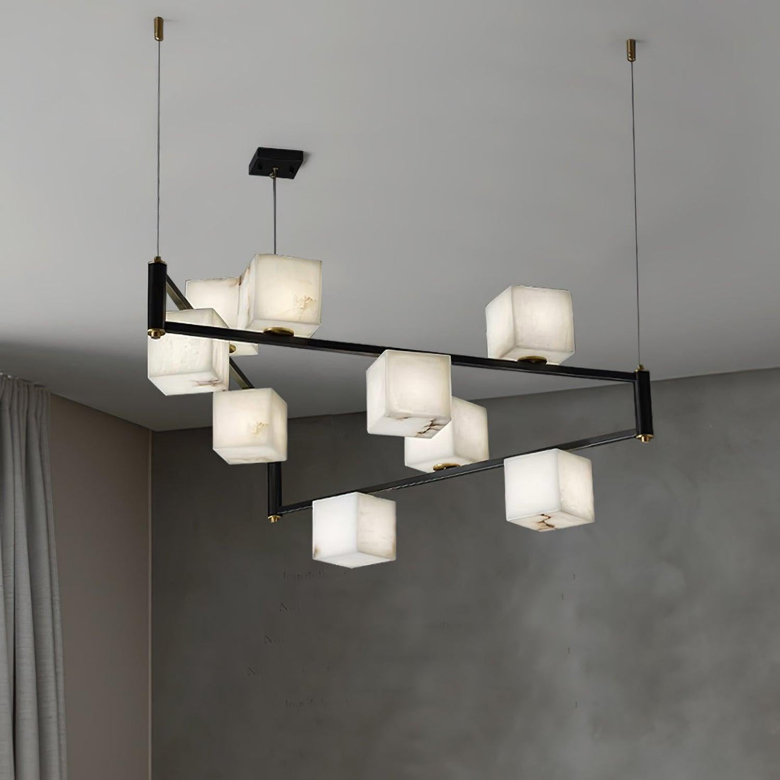 Ostruvye Lustre Albâtre Boîte Créativité Salon