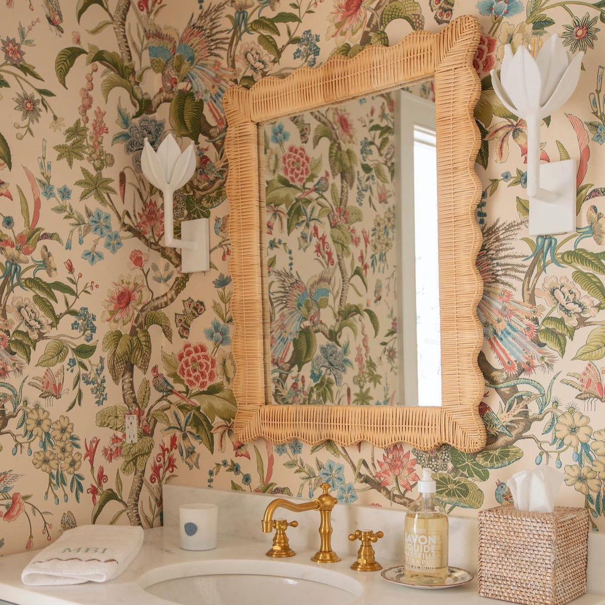 Quina Applique Murale Fleur