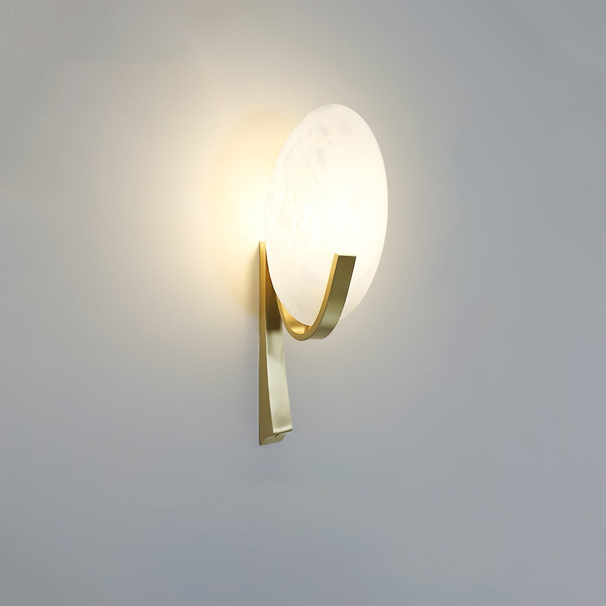 Althea Minimalist Alabaster Wall Lamp