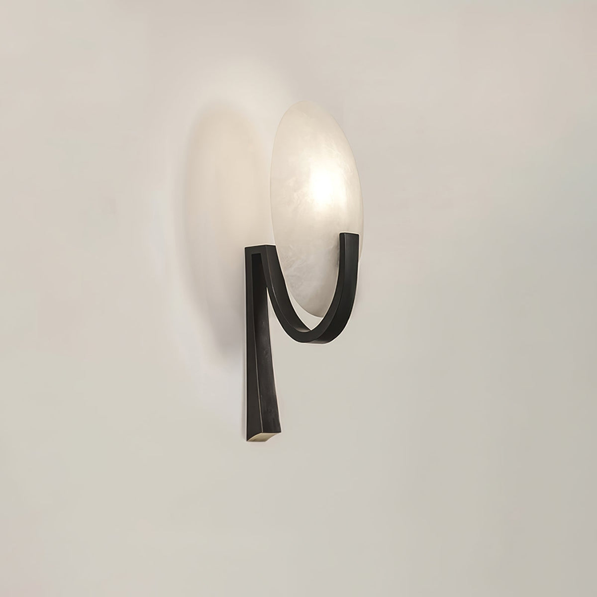 Althea Minimalist Alabaster Wall Lamp