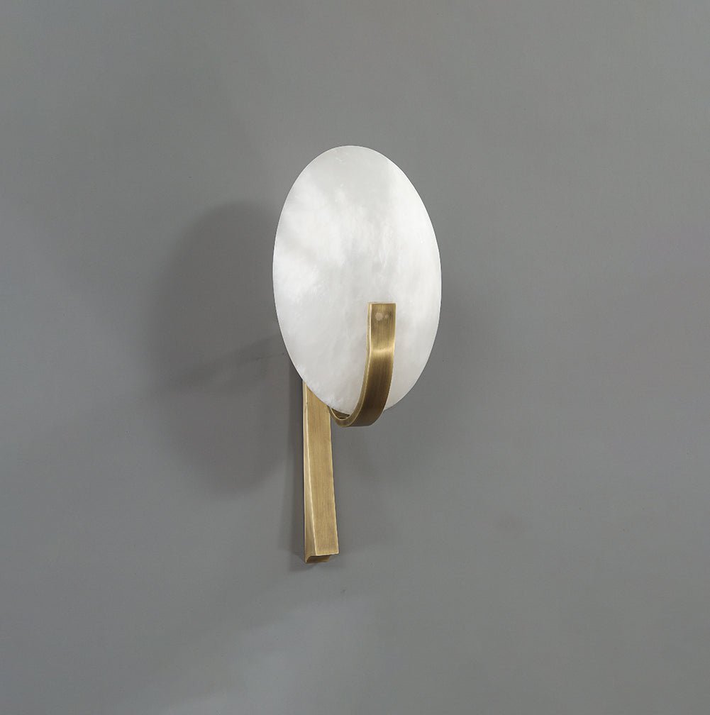 Althea Minimalist Alabaster Wall Lamp