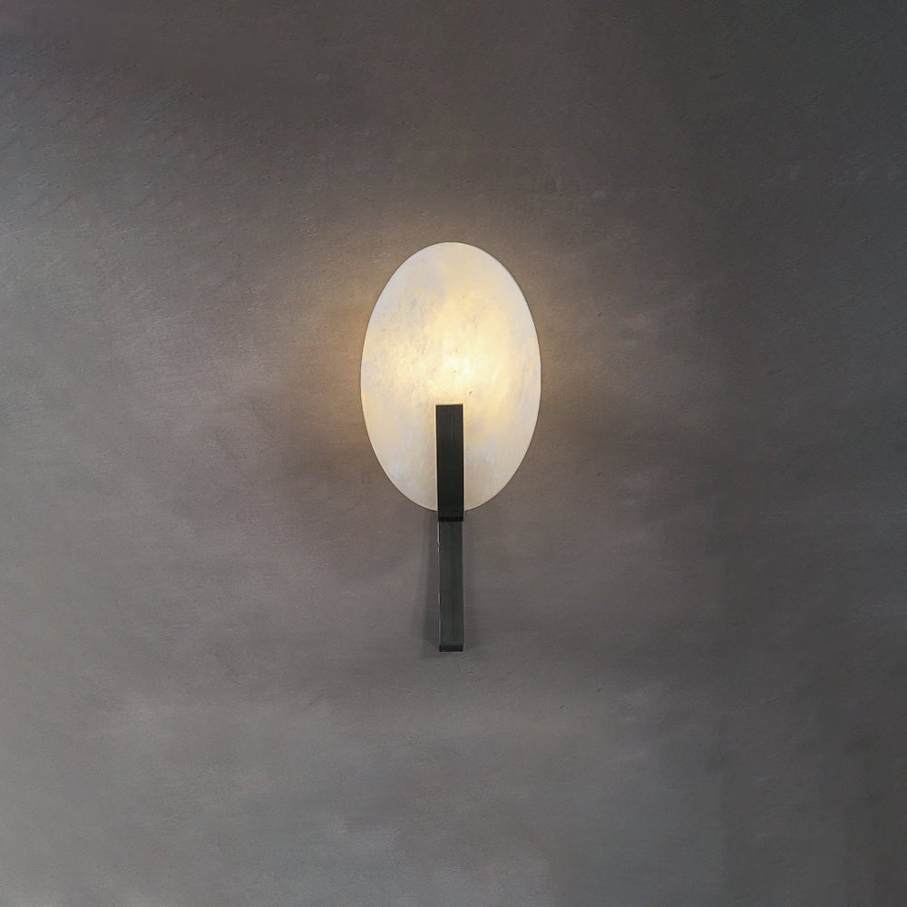 Althea Minimalist Alabaster Wall Lamp
