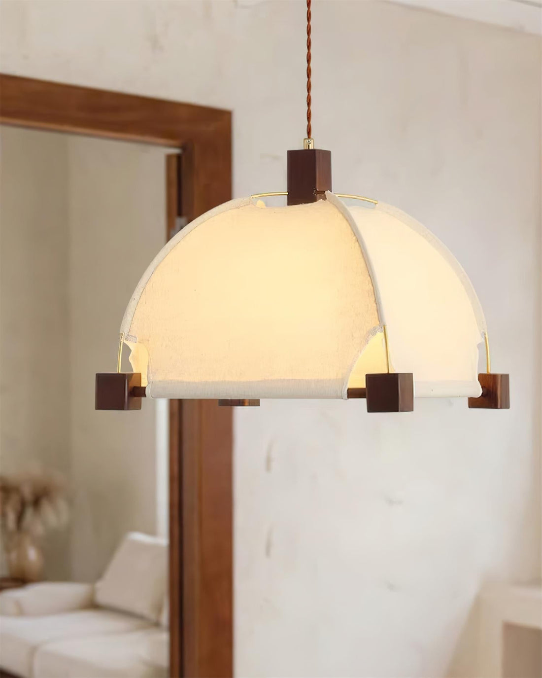 Allegra Suspension Tissu Cadre Minimaliste