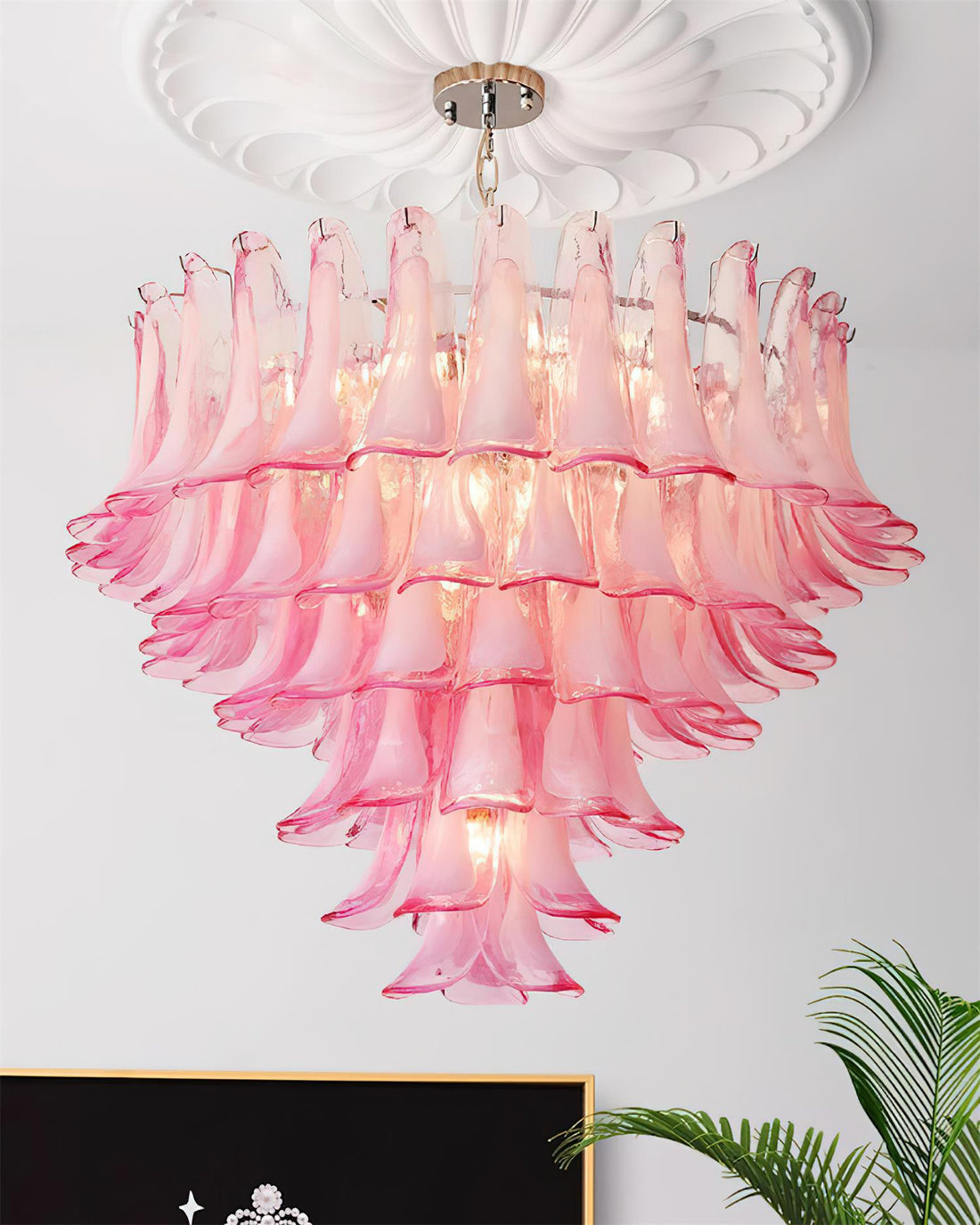 Alrinis Lustre Cascade Florale Fantaisie