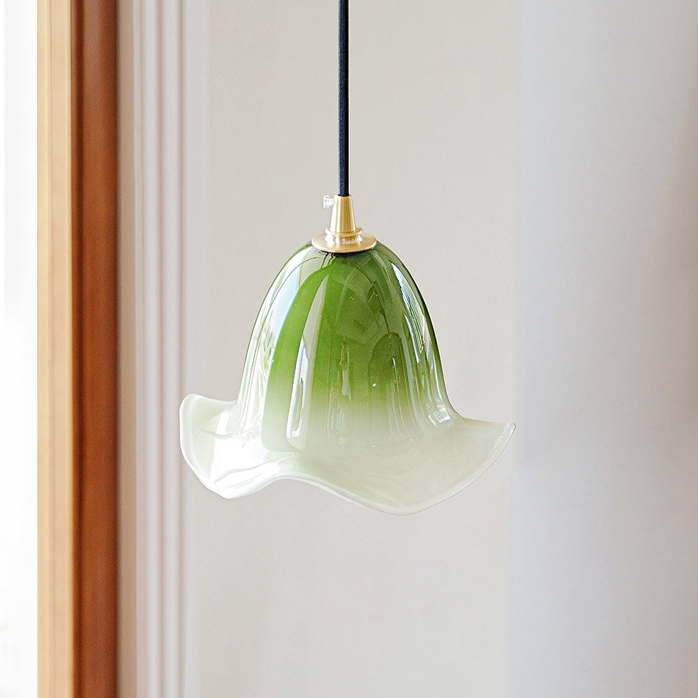 Aluna Suspension Abat-jour Courbé Organique