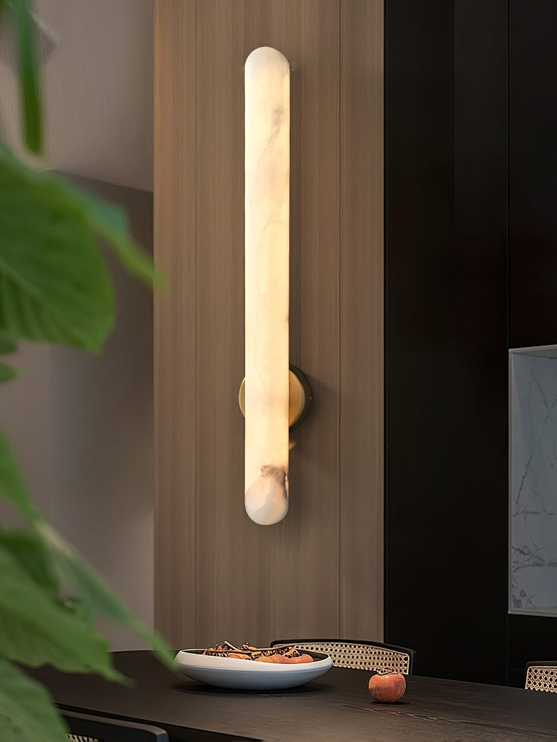 Elvenira Applique Murale Cylindrique en Albâtre