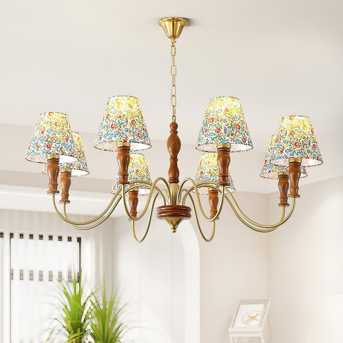 Cassian Lustre Fleur en Tissu