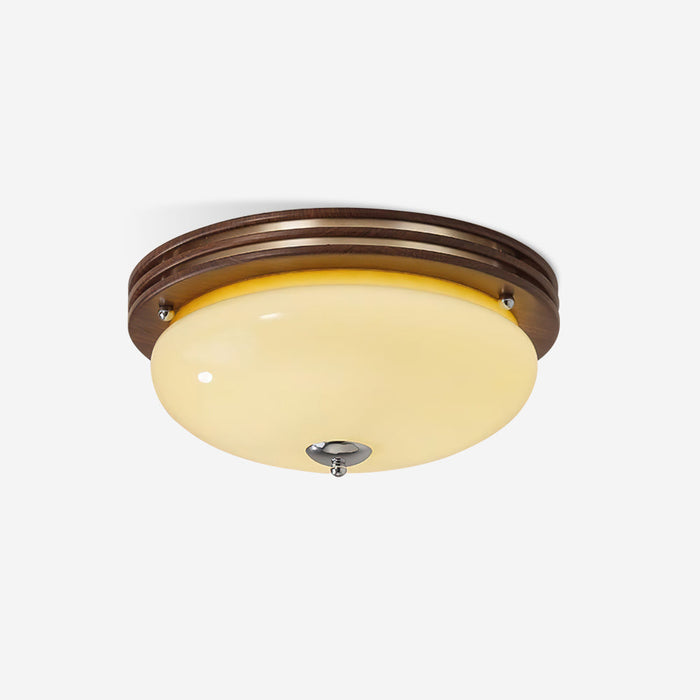 Povio Lampe Plafonnier Semi-Encastrée en Verre