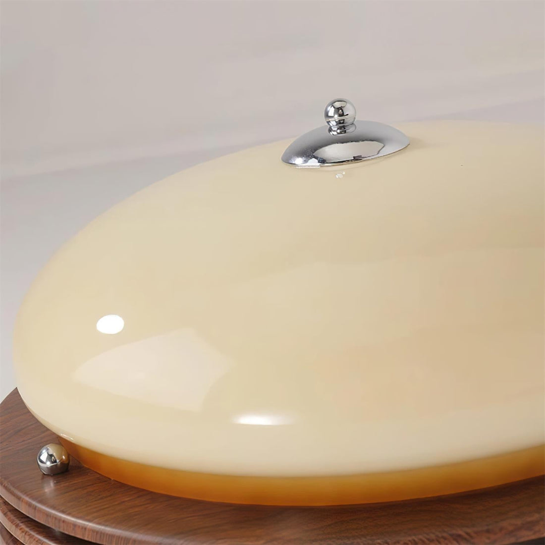 Povio Lampe Plafonnier Semi-Encastrée en Verre