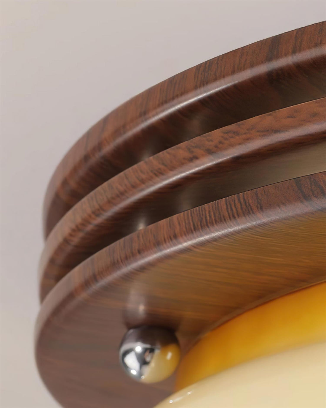 Povio Lampe Plafonnier Semi-Encastrée en Verre