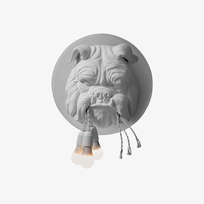 Lustra Applique Murale Sculpture Bulldog Fantaisiste