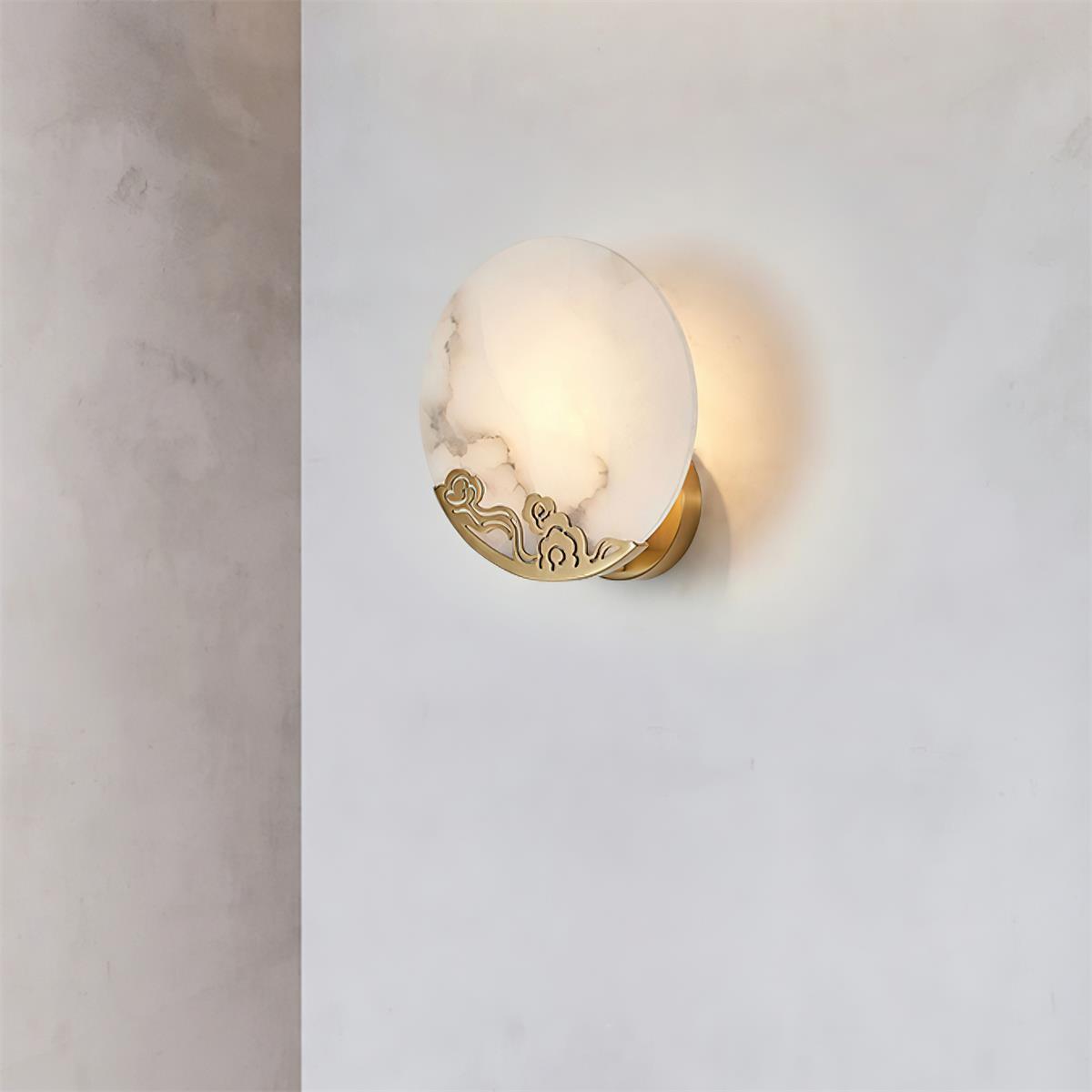 Eterna Lampe Murale Albâtre