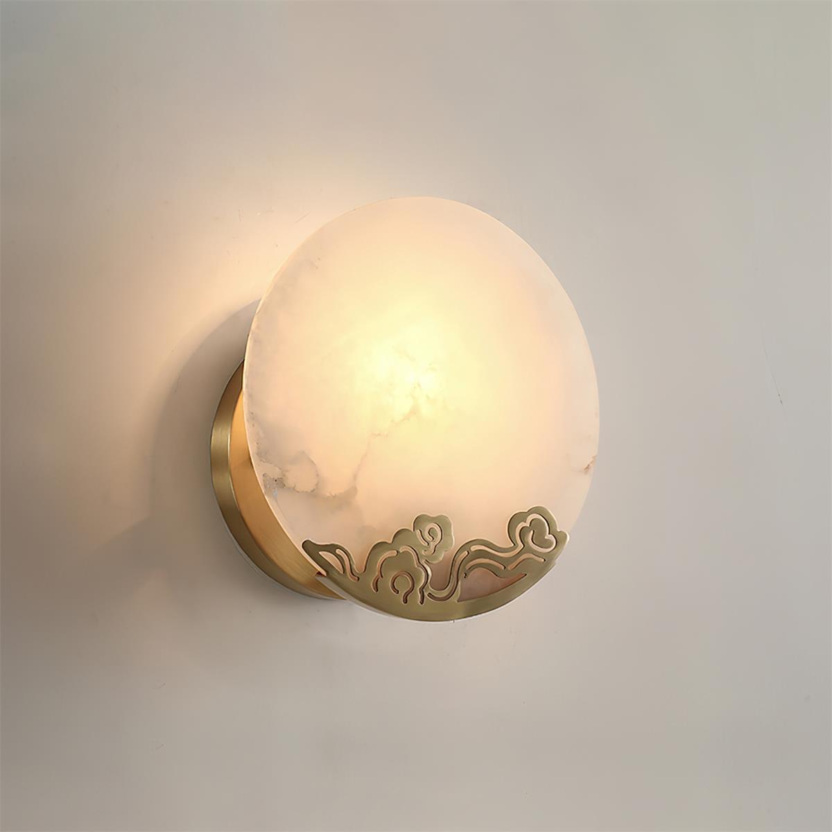 Eterna Lampe Murale Albâtre