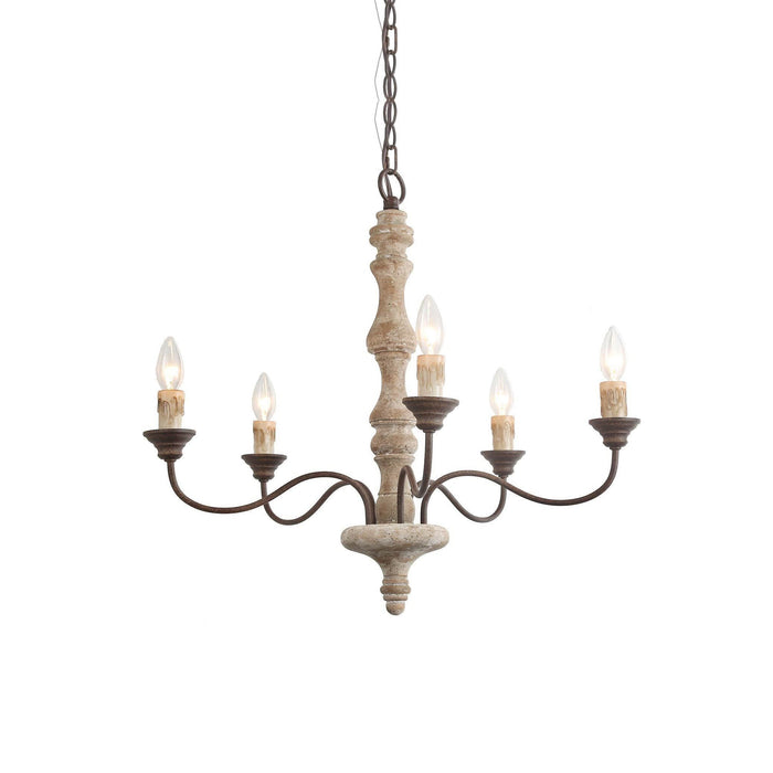 Fljotuvyi Lustre en Bois et Métal Créativité Individuelle