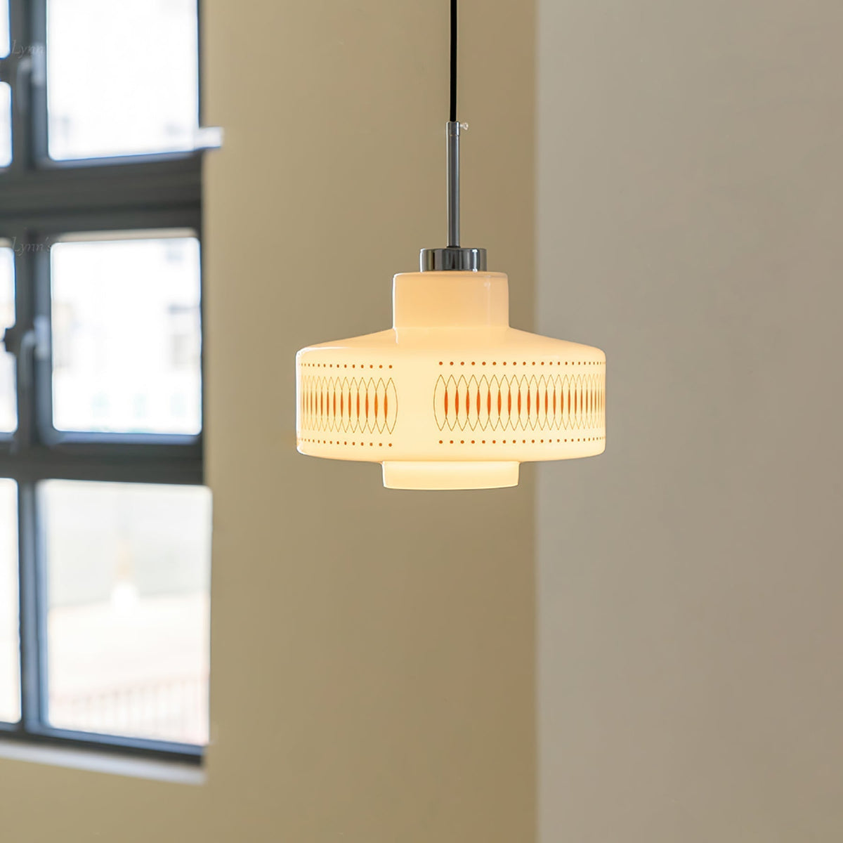 Luna Suspension en Verre Vintage