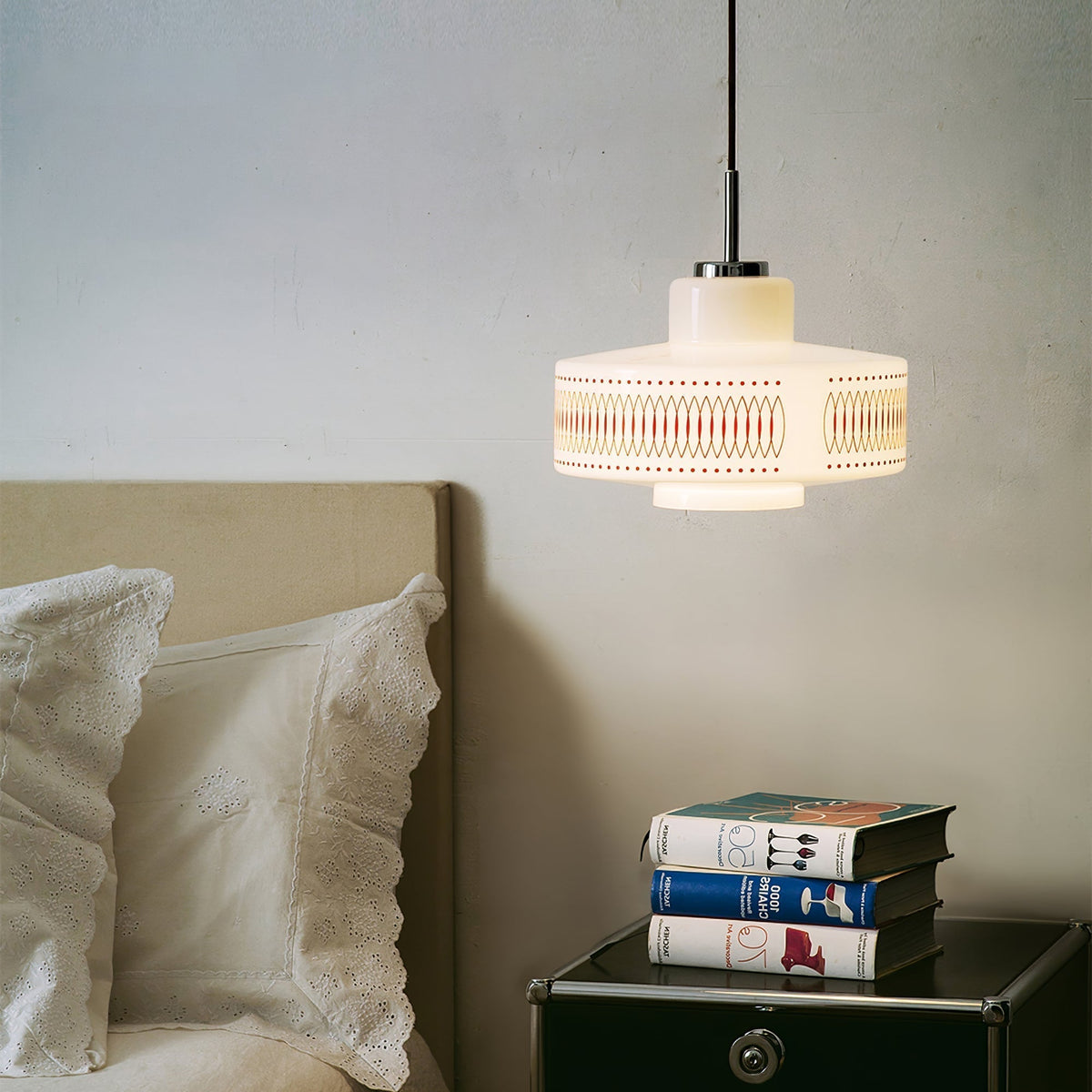 Luna Suspension en Verre Vintage