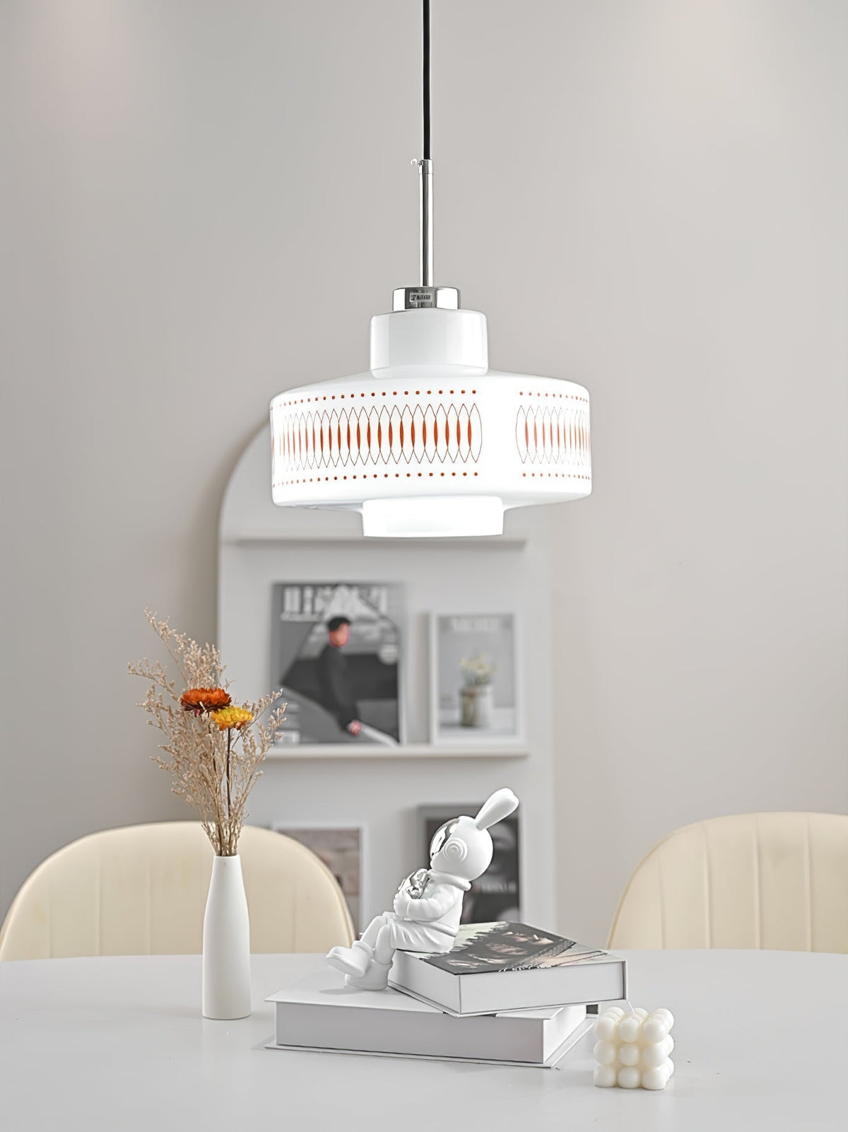 Luna Suspension en Verre Vintage