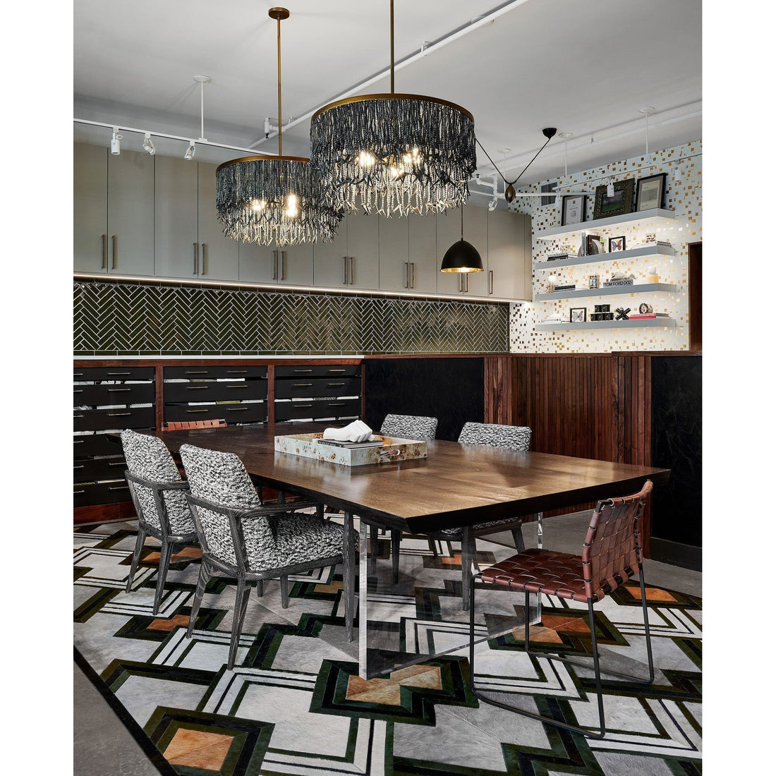 Ljomuvyn Lustre Postmoderne De Luxe En Bois Et Métal