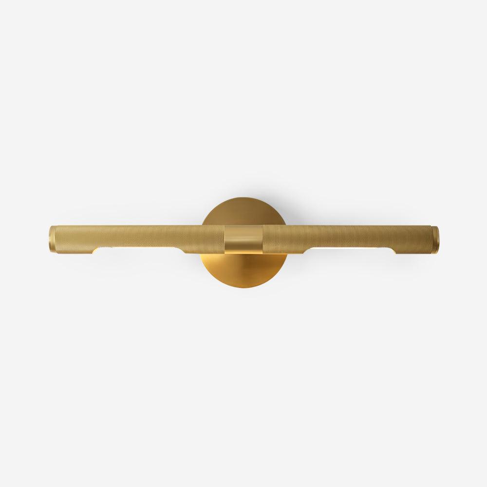Solvain Applique murale LED moderne en laiton