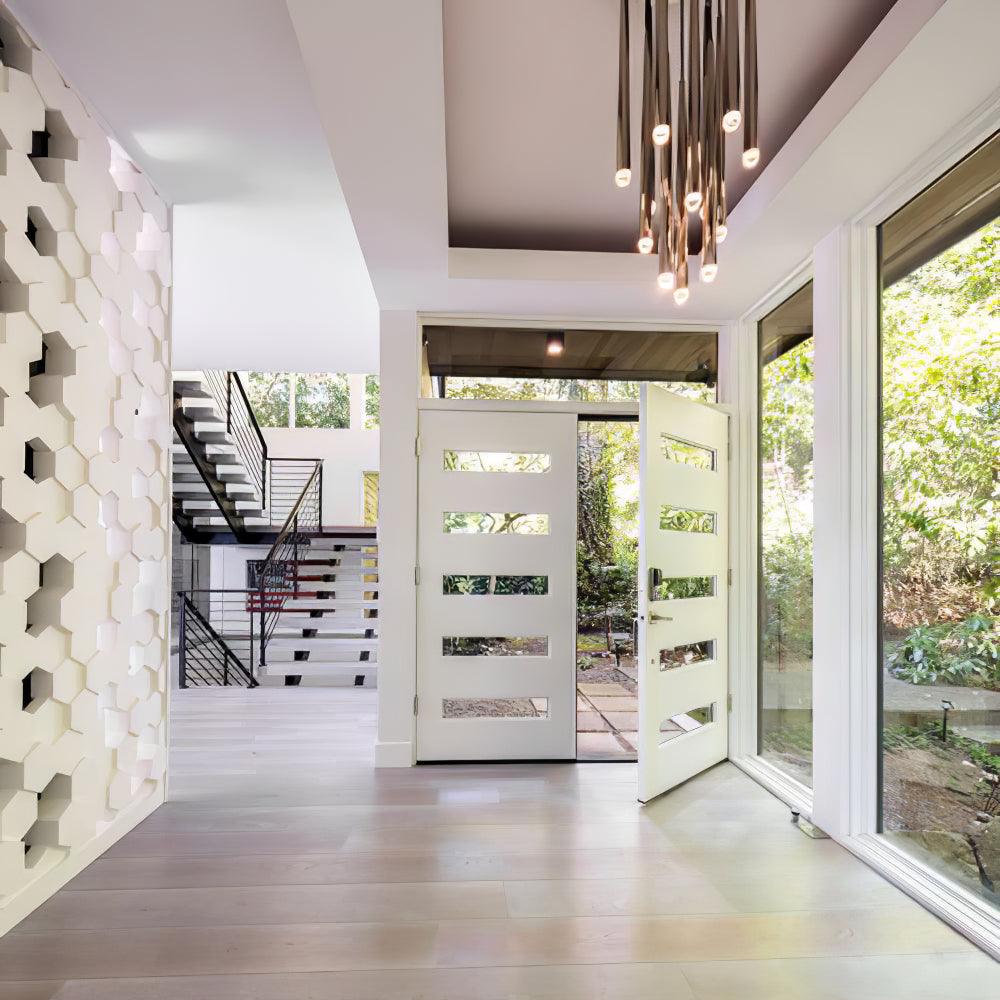 Zenith Lustre Minimaliste Cristal Laiton