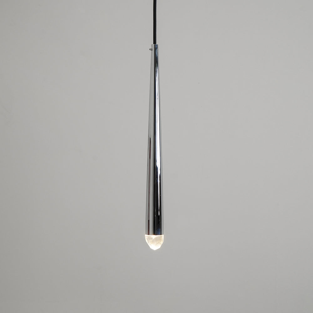 Zenith Lustre Minimaliste Cristal Laiton