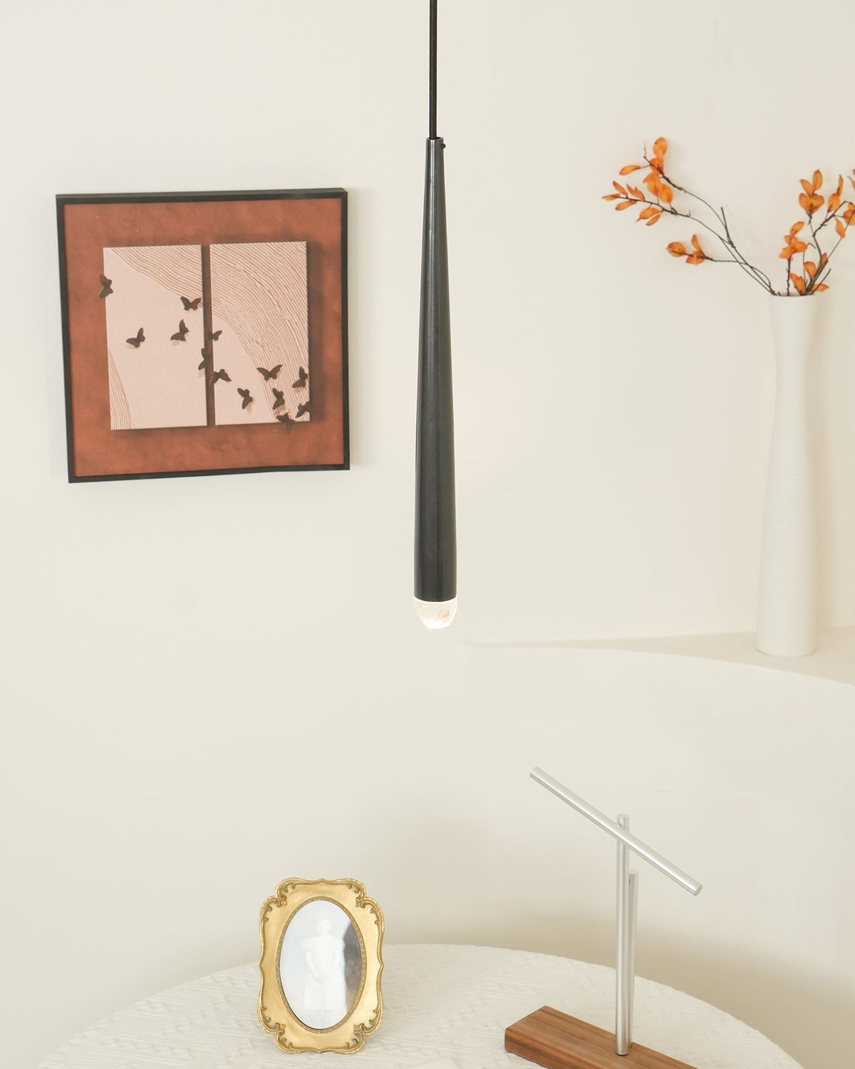 Zenith Lustre Minimaliste Cristal Laiton