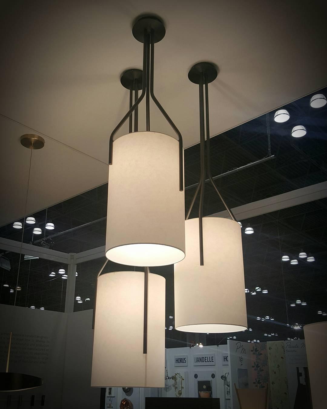 Lustra Lustre LED 3-Lumières Laiton Moderne