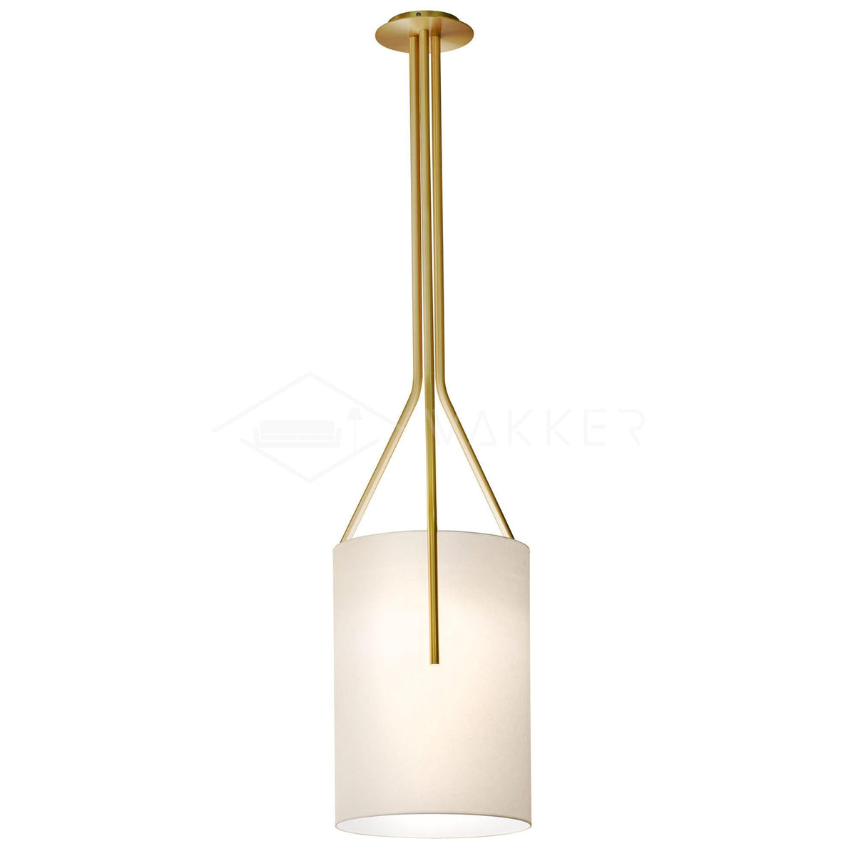 Lustra Lustre LED 3-Lumières Laiton Moderne