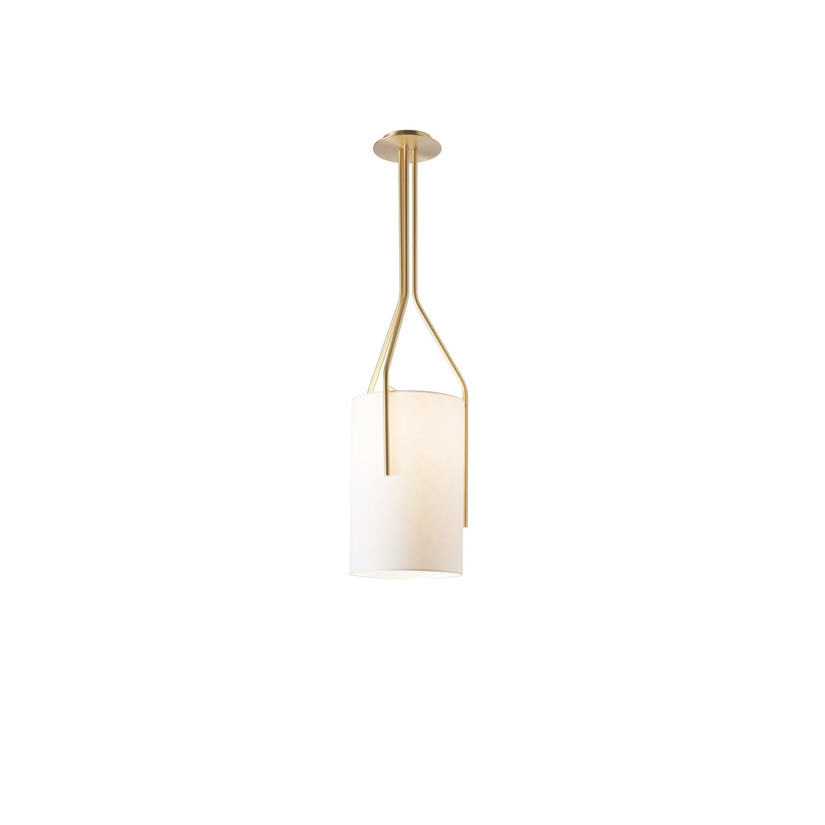 Lustra Lustre LED 3-Lumières Laiton Moderne