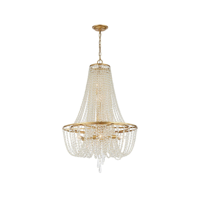 Sifuvys Lustre Métal Cristal Luxe Postmoderne