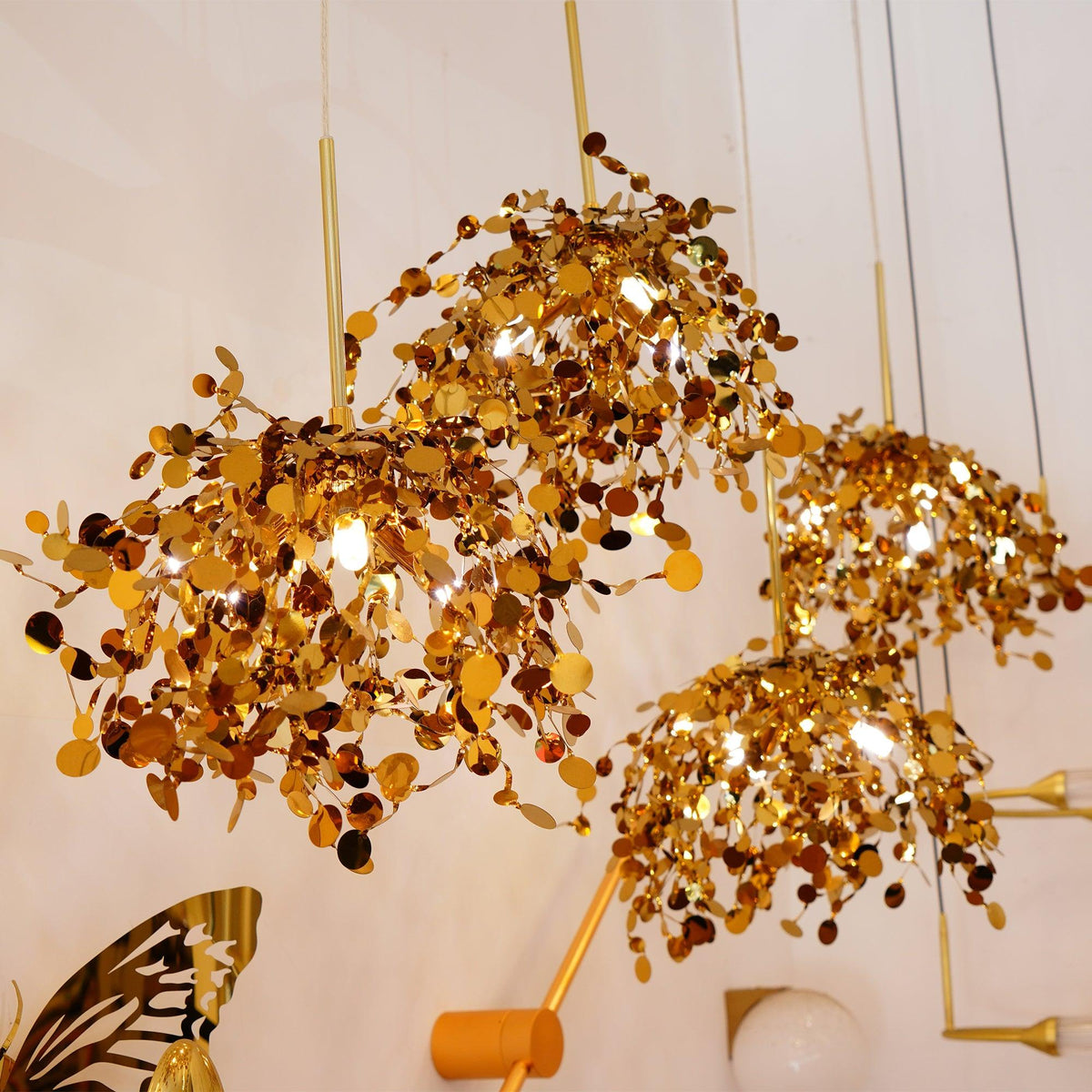 Lustra Lampe Suspendue Disque Nuage