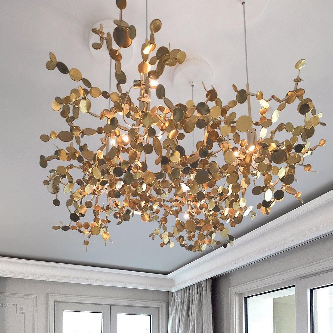 Lustra Lampe Suspendue Disque Nuage