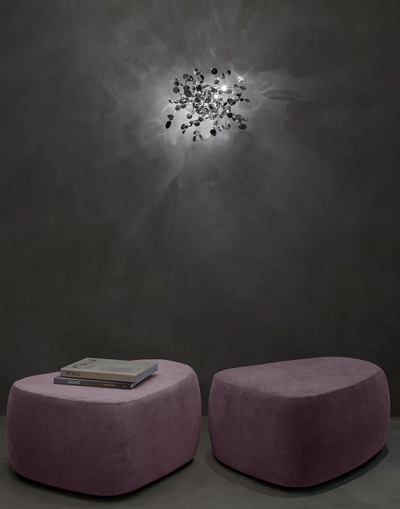 Lustra Lampe Suspendue Disque Nuage