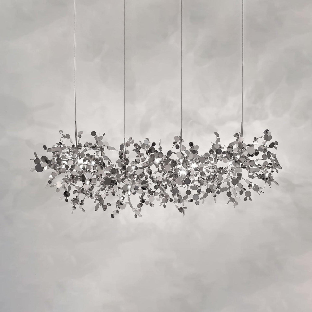 Lustra Lampe Suspendue Disque Nuage