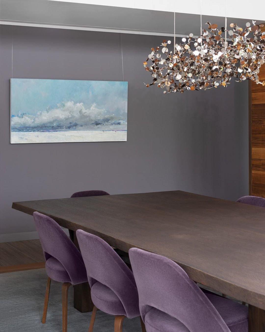 Lustra Lampe Suspendue Disque Nuage