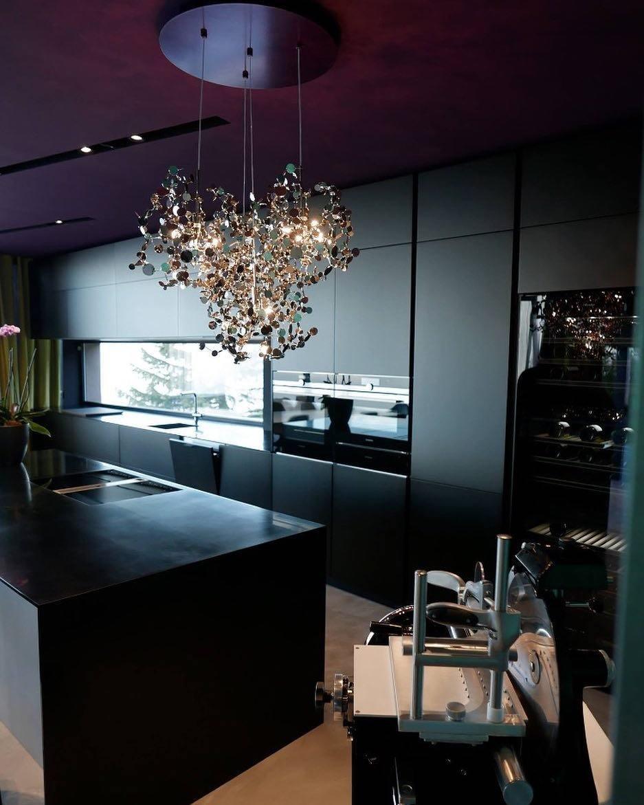 Lustra Lampe Suspendue Disque Nuage