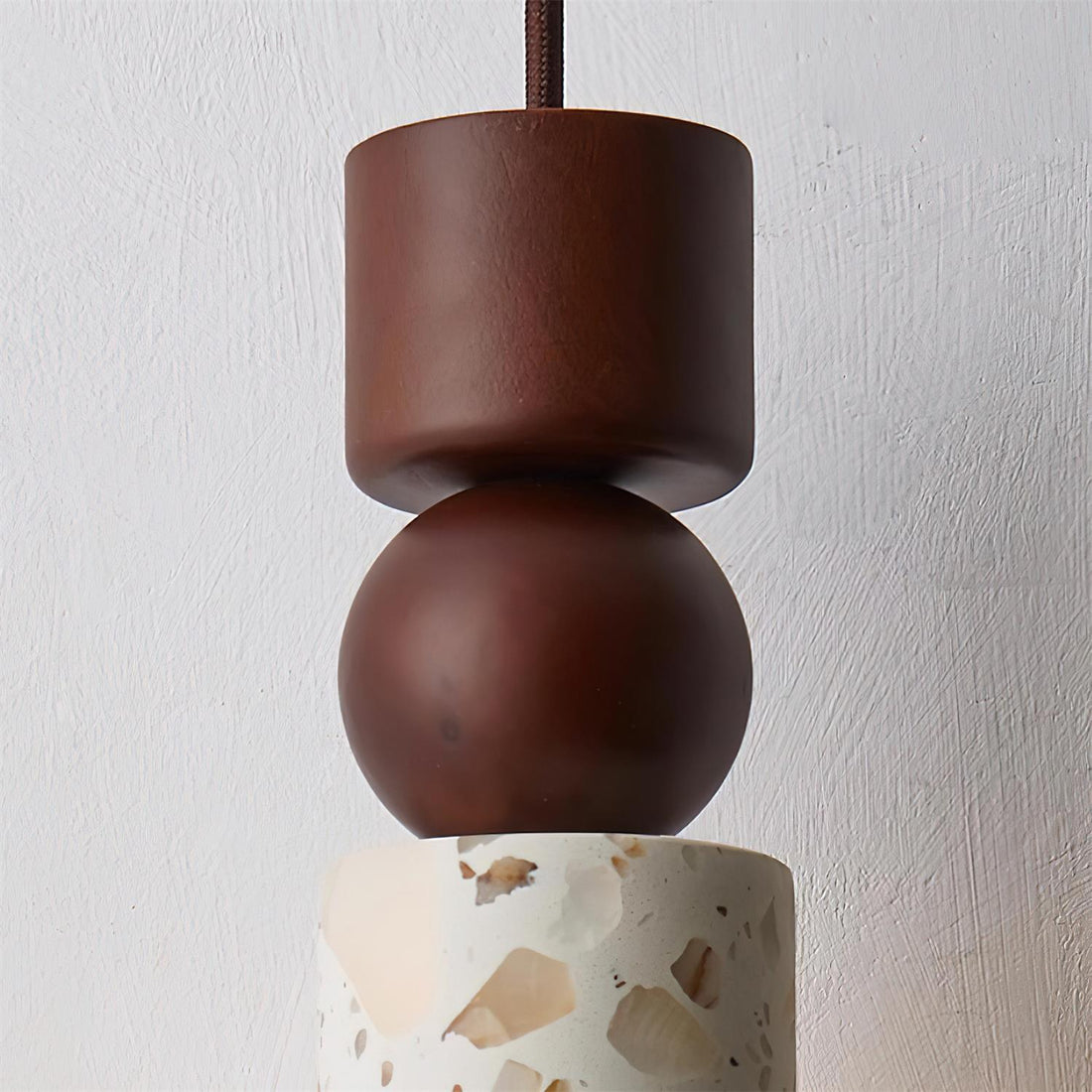 Artena Lampe Suspendue Sculpturale en Terrazzo