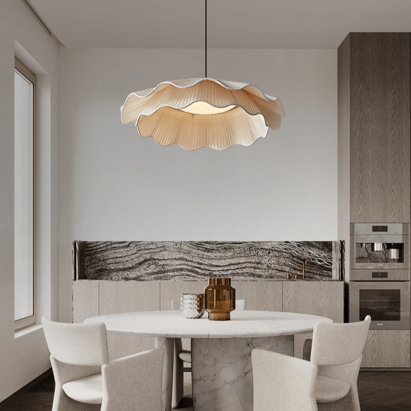 Ellorel Lampe Suspendue en Tissu Wave Brass