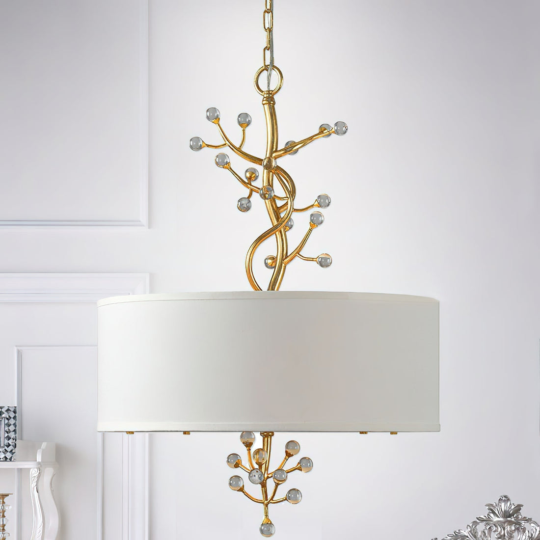 Asbury Individuel Créativité Cristal Tissu Suspension