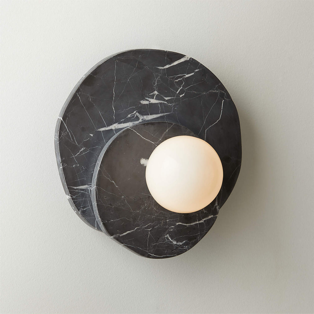 Astr Moderne Minimaliste Unique Pierre Verre Applique Murale